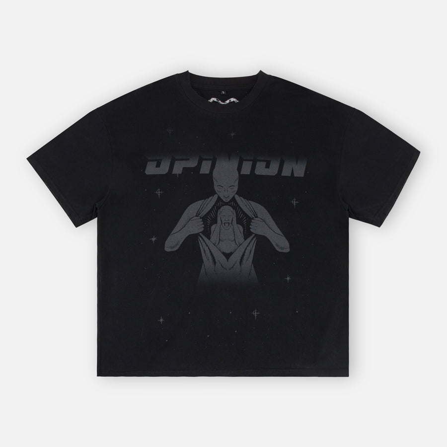 You Vs. You black heavyweight t-shirt by Opinion